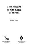 Tapa de The return to the land of Israel