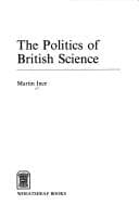 Tapa de The politics of British science