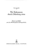 Tapa de Wie Shakespeare durch Oldenburg reiste