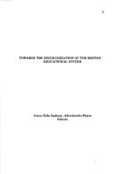 Tapa de Towards the decolonization of the British educational system