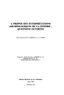 Tapa de A propos des interprétations archéologiques de la poterie