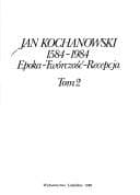 Tapa de Jan Kochanowski 1584-1984, epoka--twórczość--recepcja