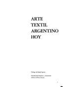 Tapa de Arte textil argentino hoy