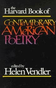 Tapa de The Harvard book of contemporary American poetry