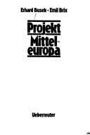 Tapa de Projekt Mitteleuropa