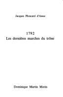 Tapa de 1792, les dernières marches du trône