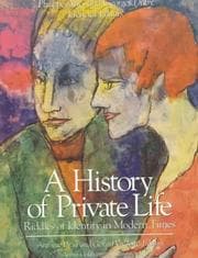 Tapa de A history of private life, vol. 5