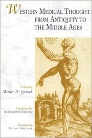 Tapa de Western medical thought from antiquity to the Middle Ages