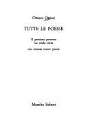 Tapa de Tutte le poesie