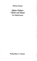 Tapa de Sabine Hubers Glück und Elend
