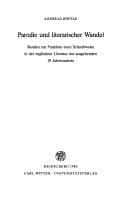 Tapa de Parodie und literarischer Wandel