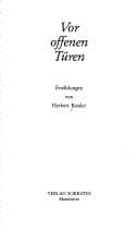 Tapa de Vor offenen Türen