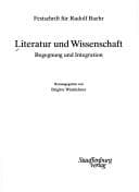 Tapa de Literatur und Wissenschaft