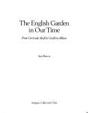 Tapa de The English garden in our time