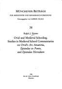 Tapa de Ovid and medieval schooling