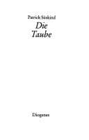 Tapa de Die Taube