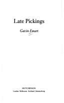 Tapa de Late pickings