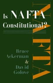 Tapa de Is NAFTA constitutional?