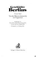 Tapa de Geschichte Berlins (German Edition)