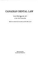 Tapa de Canadian dental law
