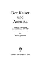Tapa de Der Kaiser und Amerika