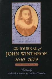 Tapa de The journal of John Winthrop, 1630-1649