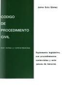 Tapa de Código de procedimiento civil (1970)