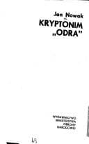 Tapa de Kryptonim "Odra"
