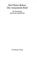 Tapa de Der romantische Brief