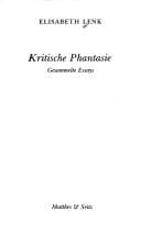 Tapa de Kritische Phantasie