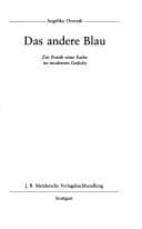 Tapa de Das andere Blau