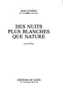 Tapa de Des nuits plus blanches que nature