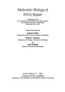Tapa de Molecular biology of DNA repair