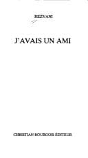 Tapa de J'avais un ami