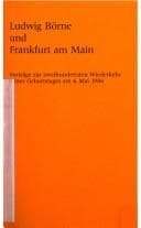 Tapa de Ludwig Börne und Frankfurt am Main