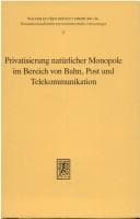 Tapa de Privatisierung natürlicher Monopole im Bereich von Bahn, Post und Telekommunikation