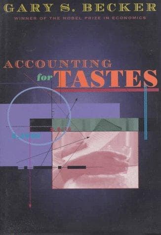 Tapa de Accounting for tastes