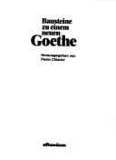 Tapa de Bausteine zu einem neuen Goethe