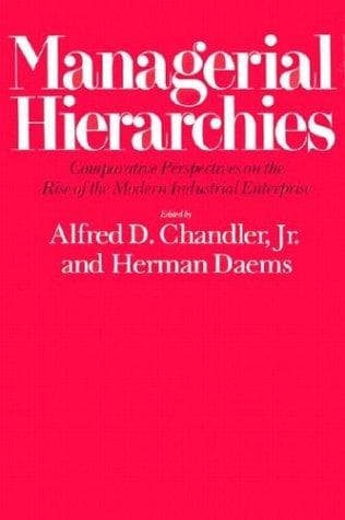 Tapa de Managerial Hierarchies
