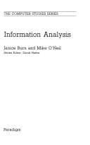 Tapa de Information analysis