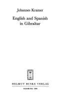 Tapa de English and Spanish in Gibraltar
