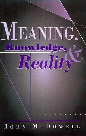 Tapa de Meaning, knowledge, and reality