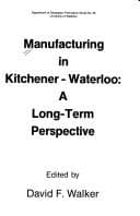 Tapa de Manufacturing in Kitchener-Waterloo