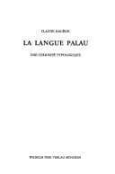 Tapa de La langue palau