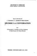 Tapa de Décrire la conversation