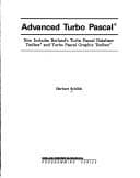 Tapa de Advanced Turbo Pascal