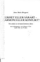Tapa de Likhet eller särart-- harmoni eller konflikt?