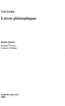 Tapa de Voltaire, Lettres philosophiques