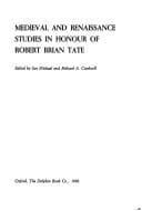 Tapa de Medieval and Renaissance studies in honour of Robert Brian Tate
