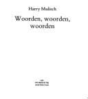 Tapa de Woorden, woorden, woorden
